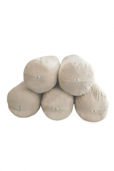 Bolster - Silindir Yoga Minderi - Bej 10 Adet