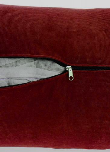 Bolster Yoga Minderi ve Meditasyon Minderi- BORDO (2li Takım)